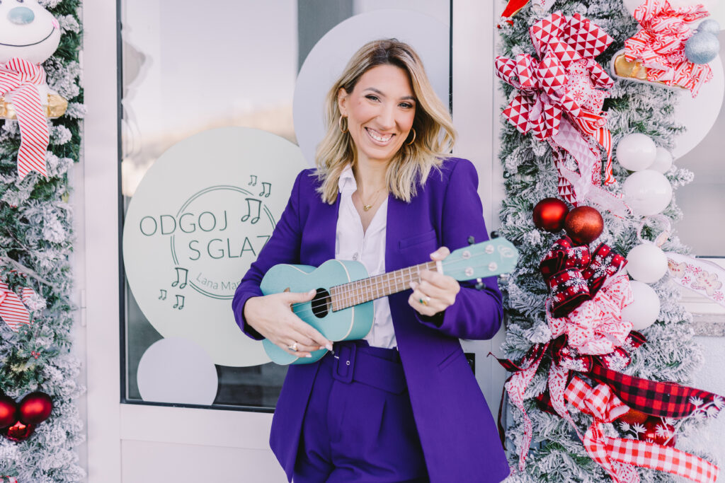 odgoj s glazbom, glazbene božićne radionice lane marasović