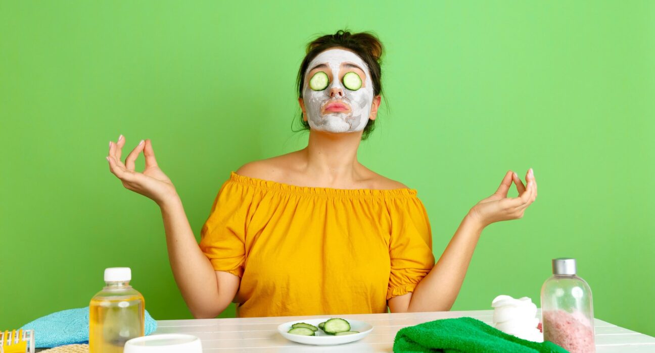 Maska za lice od krastavaca