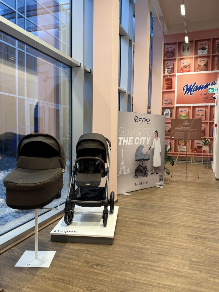 CYBEX Balios S Lux u novim bojama ekskluzivno izložen u Muzeju čokolade Zagreb
