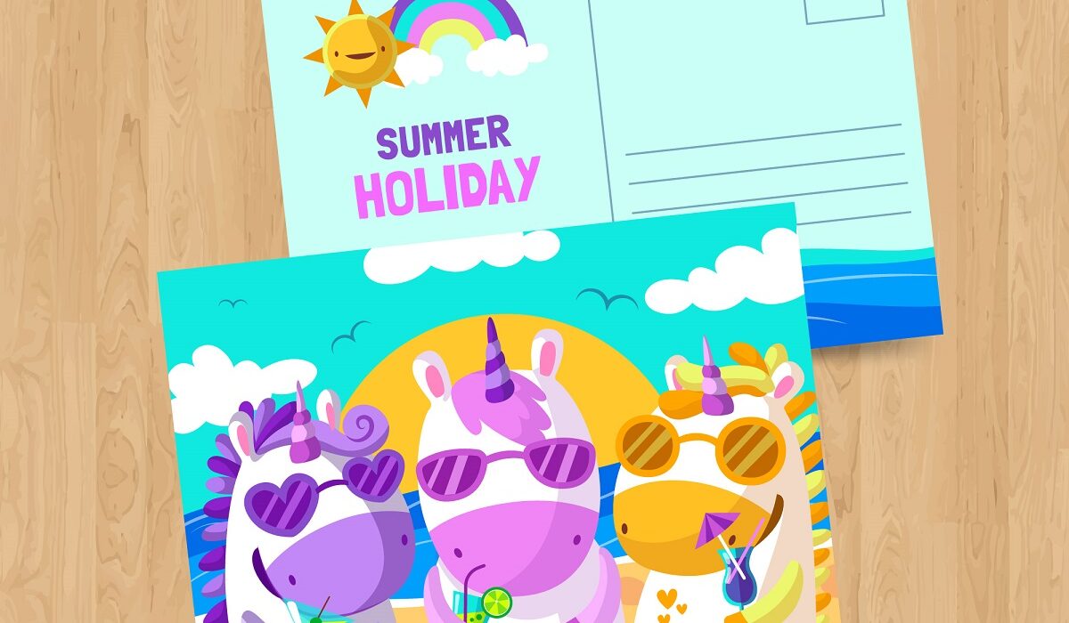 Ispisivanje, adresiranje i slanje razglednice s godišnjeg odmora